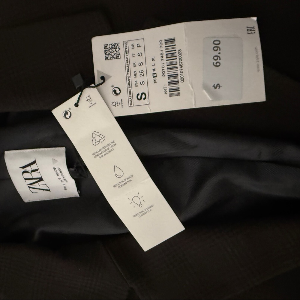 Zara Dark Brown Women's Blazer - Picture 4 of 6